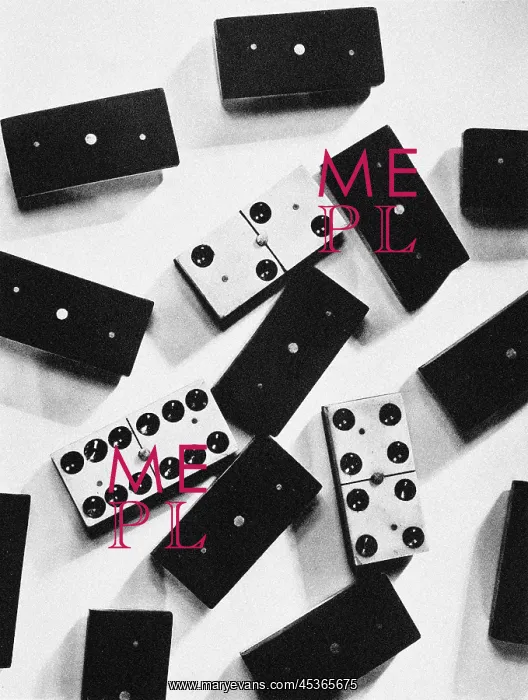  : Dominoes. A still life of dominoes