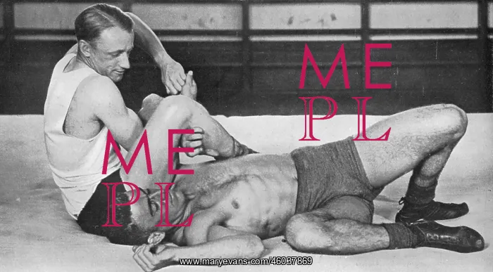 : Don Bradman wrestling : Don Bradman wrestling