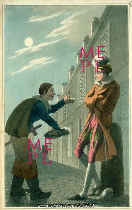 : Don Juan and his man Leporello : Don Juan and his man Leporello