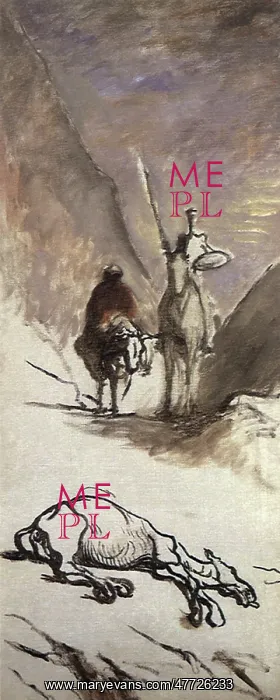  : Don Quixote and the Dead Mule, by Daumier