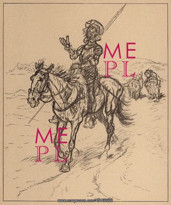 : Don Quixote And Sancho Panza : Don Quixote And Sancho Panza