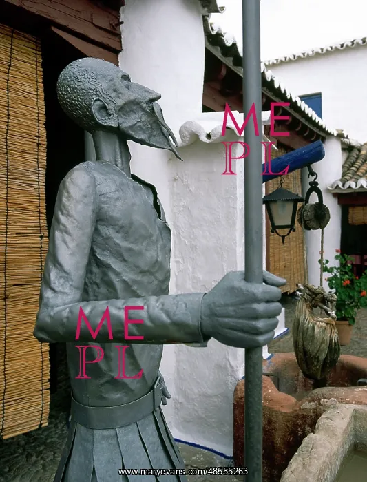 : Don Quixote. Sculpture. Spain : Don Quixote. Sculpture. Spain