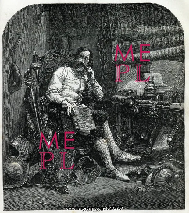  : Don Quixote in His Study