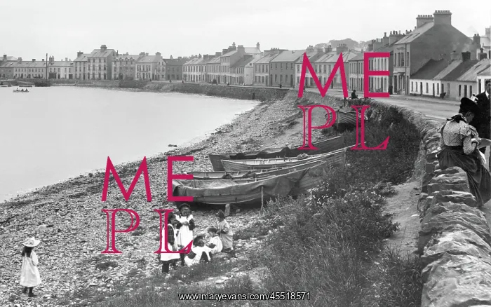  : Donaghadee, Children on the Beach 1897