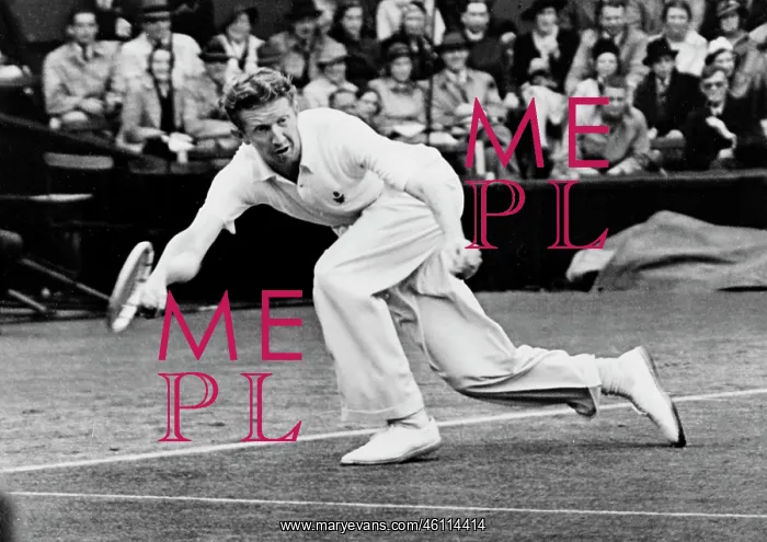 : Donald Budge at Wimbledon, 1938 : Donald Budge at Wimbledon, 1938