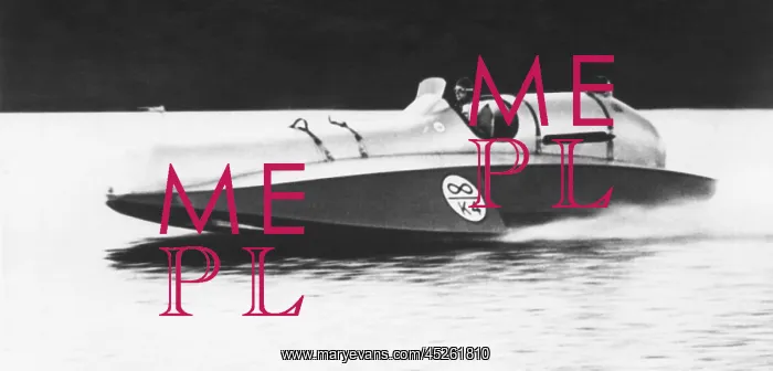 : Donald Malcolm Campbell on his first test run of : Donald Malcolm Campbell on his first test run of