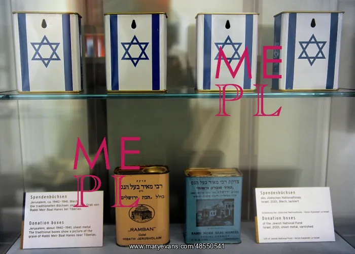 : Donation boxes. Jewish Museum Berlin. Germany : Donation boxes. Jewish Museum Berlin. Germany