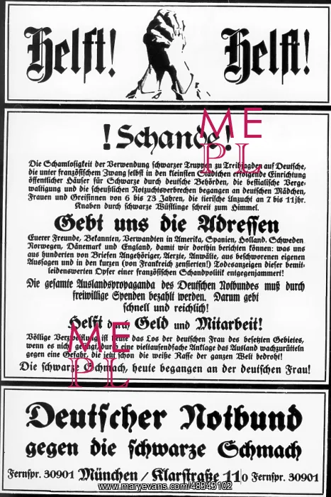 : Donation call of the Deutscher Notbund, 1919 : Donation call of the Deutscher Notbund, 1919