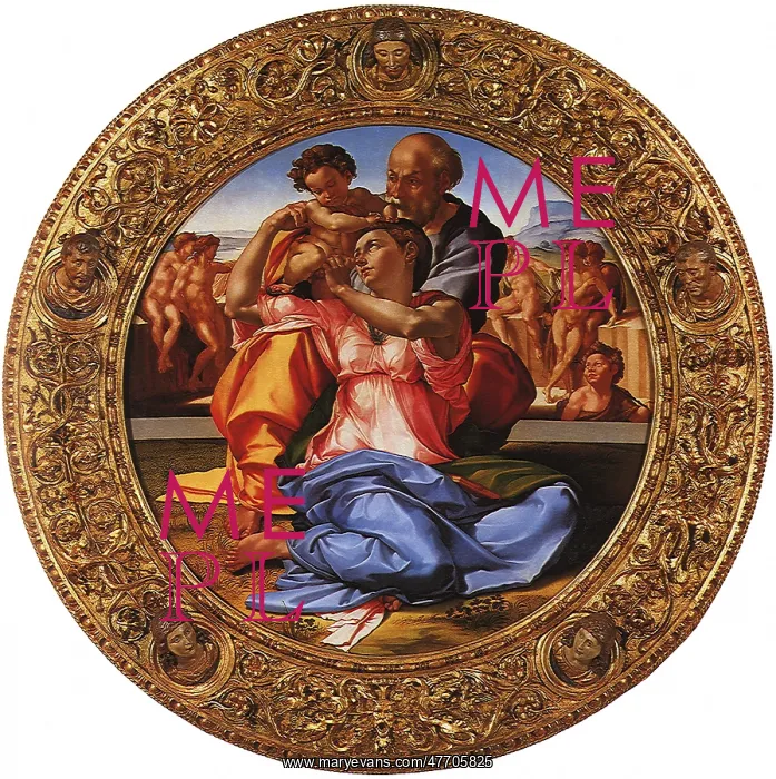 : The Doni Madonna, by Michelangelo : The Doni Madonna, by Michelangelo