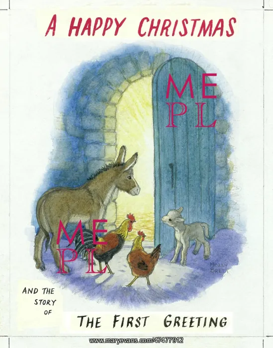 : donkey, lamb and hens at stable door : donkey, lamb and hens at stable door