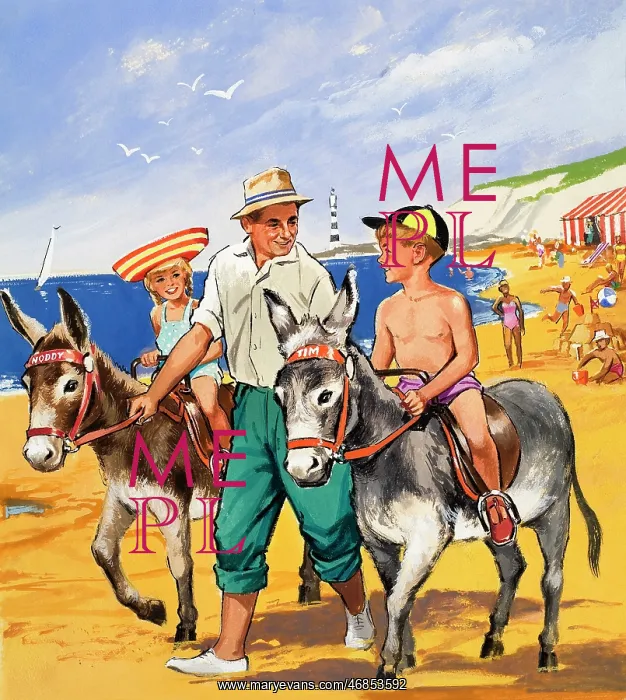 : Donkey rides on the beach : Donkey rides on the beach