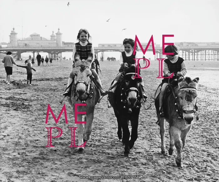 : Donkey Rides in Blackpool - 1965 : Donkey Rides in Blackpool - 1965