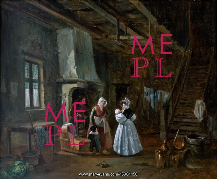 : Donny - Interior with Figures : Donny - Interior with Figures