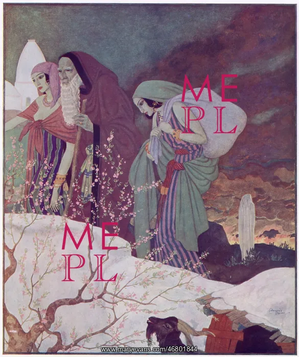 : The Doom of Lot's Wife by Edmund Dulac : The Doom of Lot's Wife by Edmund Dulac