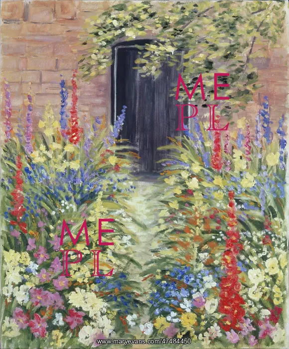 : Doorway in Cottage Garden : Doorway in Cottage Garden