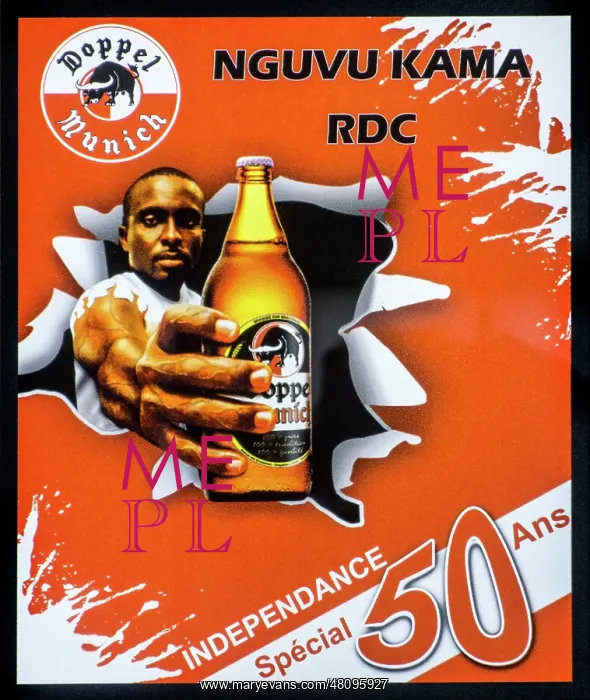 : Doppel Munich beer from Congolese Bracongo brewery : Doppel Munich beer from Congolese Bracongo brewery