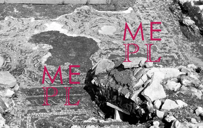  : Dorchester, Tesselated Pavement, Roman Excavations 1939