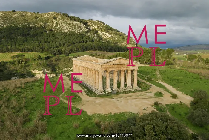 : Doric temple, Segesta, Sicily, Italy : Doric temple, Segesta, Sicily, Italy