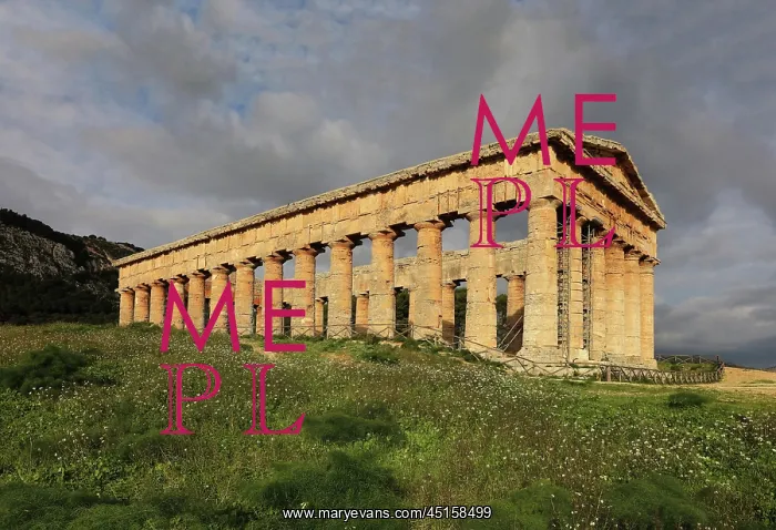 : Doric temple, Segesta, Sicily, Italy : Doric temple, Segesta, Sicily, Italy