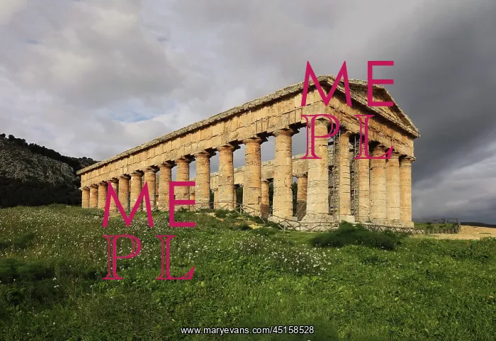  : Doric temple, Segesta, Sicily, Italy