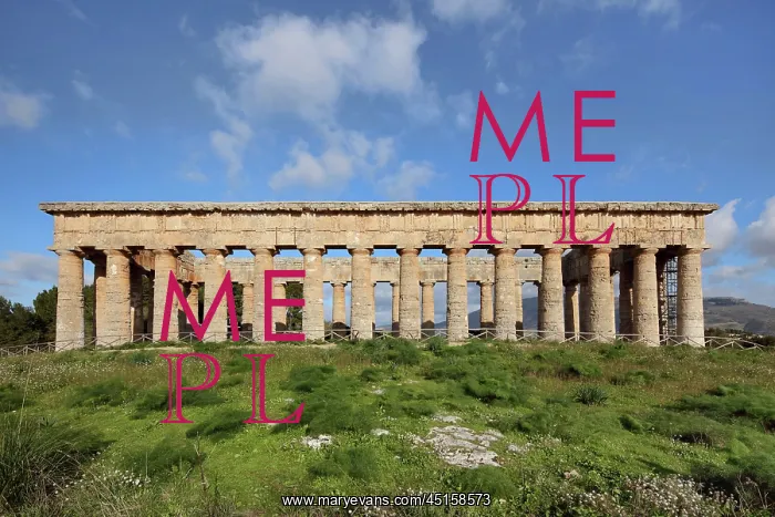 : Doric temple, Segesta, Sicily, Italy : Doric temple, Segesta, Sicily, Italy