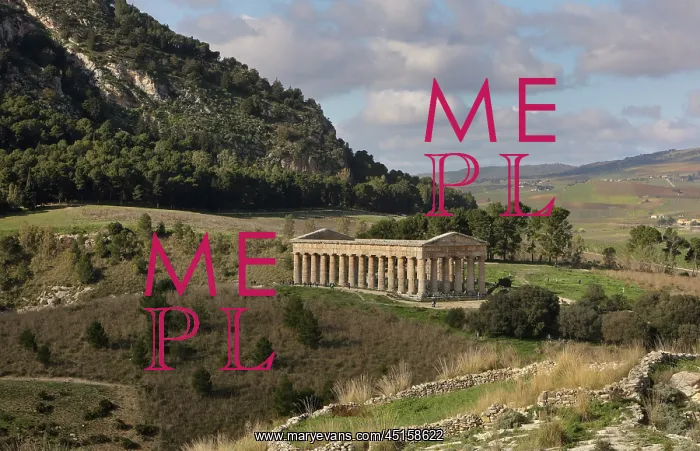 : Doric temple, Segesta, Sicily, Italy : Doric temple, Segesta, Sicily, Italy