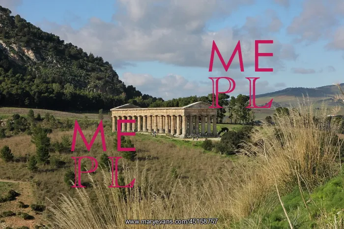 : Doric temple, Segesta, Sicily, Italy : Doric temple, Segesta, Sicily, Italy