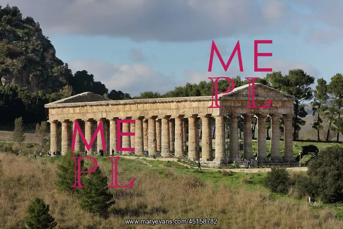 : Doric temple, Segesta, Sicily, Italy : Doric temple, Segesta, Sicily, Italy