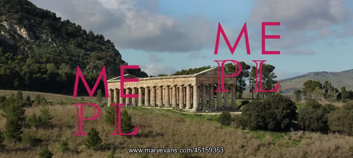  : Doric temple, Segesta, Sicily, Italy