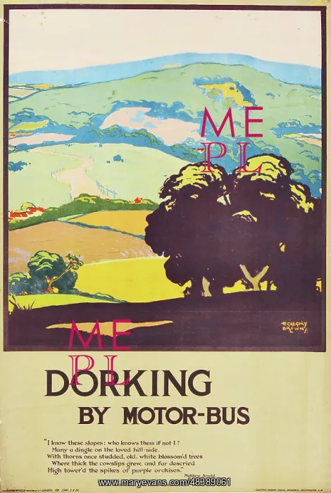 : Dorking by Motor-bus : Dorking by Motor-bus