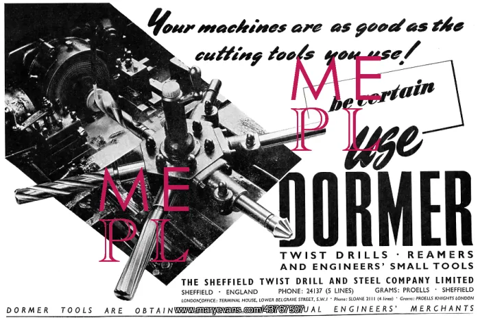 : Dormer Cutting Tools - Dormer Drills & Reamers : Dormer Cutting Tools - Dormer Drills & Reamers