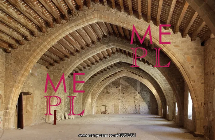 : Dormitory, Abbey of St Mary of Lagrasse : Dormitory, Abbey of St Mary of Lagrasse