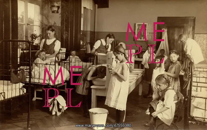 : Dormitory at a Girls Home : Dormitory at a Girls Home