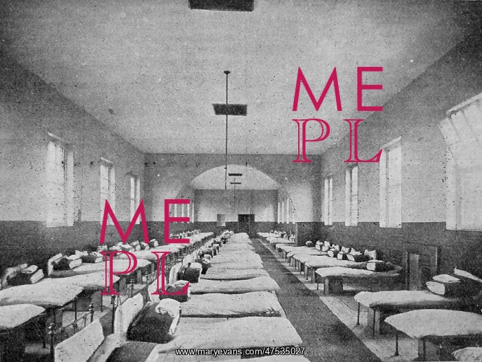 : Dormitory at Middlesex Industrial School, Feltham : Dormitory at Middlesex Industrial School, Feltham