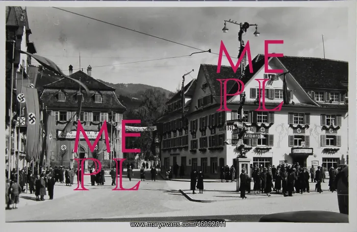 : Dornbirn. Nazi propaganda postcard : Dornbirn. Nazi propaganda postcard
