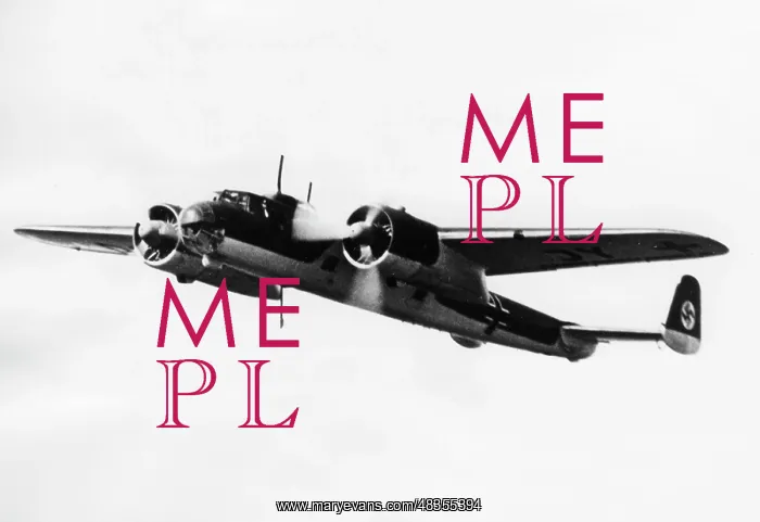 : Dornier Do 17 fighter plane presumably in the 1930s : Dornier Do 17 fighter plane presumably in the 1930s