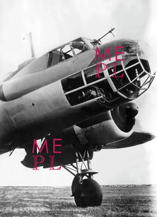 : Dornier Do 17E fighter plane : Dornier Do 17E fighter plane