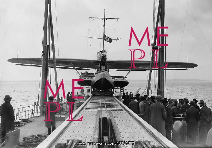 : Dornier Do 18, on the catapult of the Ostmark, 1936 : Dornier Do 18, on the catapult of the Ostmark, 1936