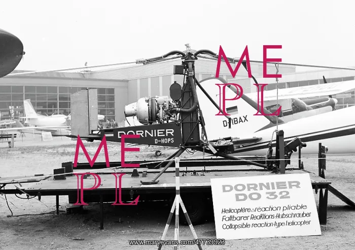 : Dornier Do 32E ultra-light helicopter D-HOPS : Dornier Do 32E ultra-light helicopter D-HOPS