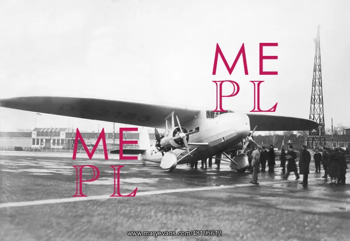 : Dornier Do-k in Berlin-Tempelhof, 1932 : Dornier Do-k in Berlin-Tempelhof, 1932