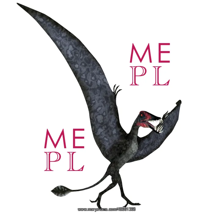  : Dorygnathus pterosaur on the ground