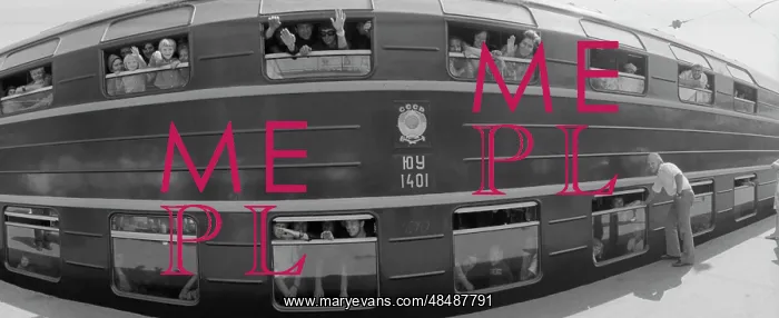 : A double-decket train en route from Chelyabinsk : A double-decket train en route from Chelyabinsk
