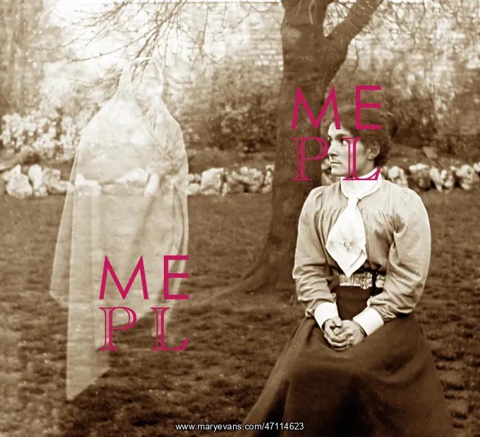  : A double-exposure photograph creating a ghost illusion