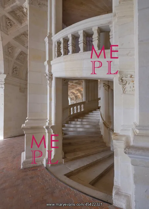 : Double helix staircase, Chateau de Chambord : Double helix staircase, Chateau de Chambord