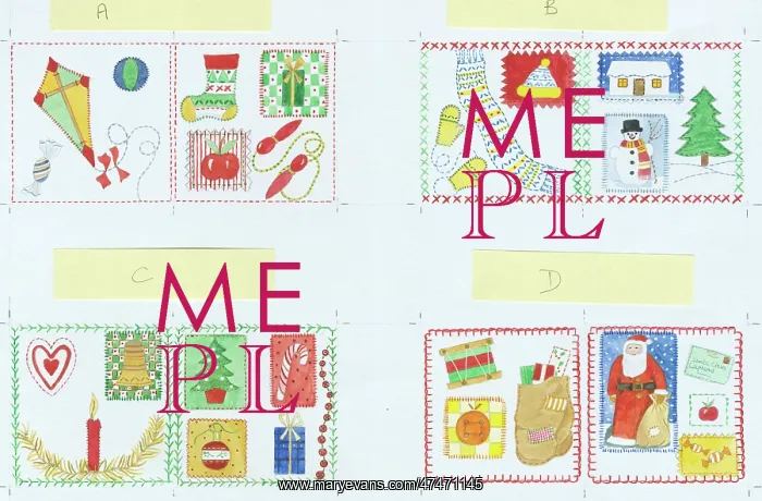  : Double Sided Christmas Gift Tags