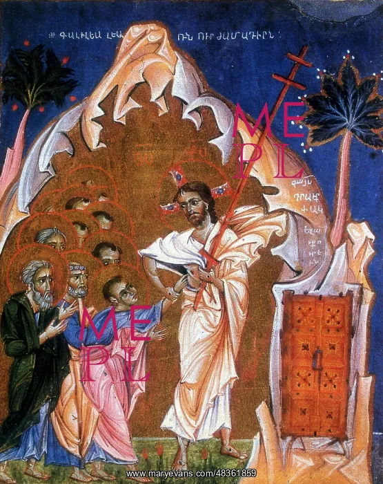 : Doubting Thomas. The Disciple Thomas putting his : Doubting Thomas. The Disciple Thomas putting his