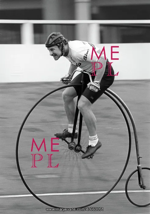 : Doug Pinkerton, high wheeler -1 : Doug Pinkerton, high wheeler -1