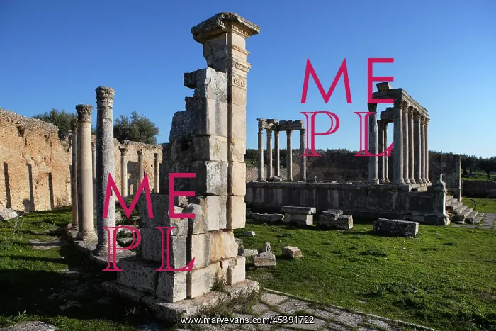 : Dougga. General view of the Temple of Juno Caelestis : Dougga. General view of the Temple of Juno Caelestis