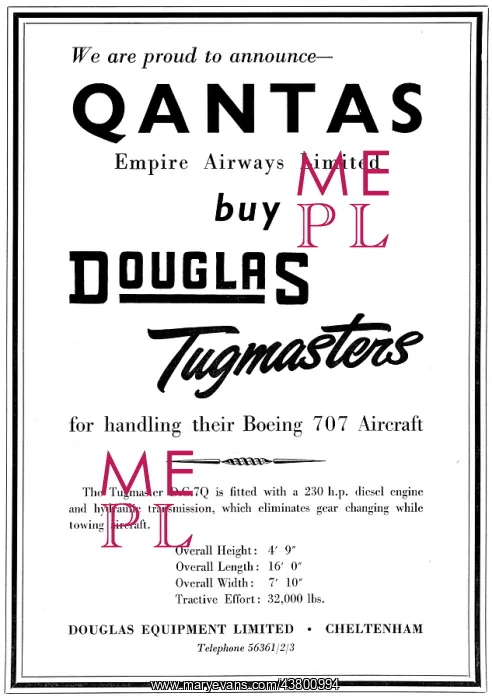: Douglas Aircraft Tugs - Douglas Tugmaster : Douglas Aircraft Tugs - Douglas Tugmaster