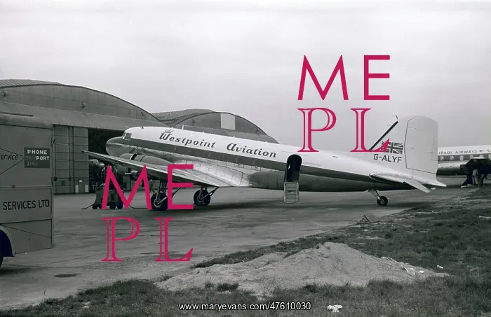 : Douglas DC-3 G-ALYF Westpoint Aviation LAP 1961 : Douglas DC-3 G-ALYF Westpoint Aviation LAP 1961